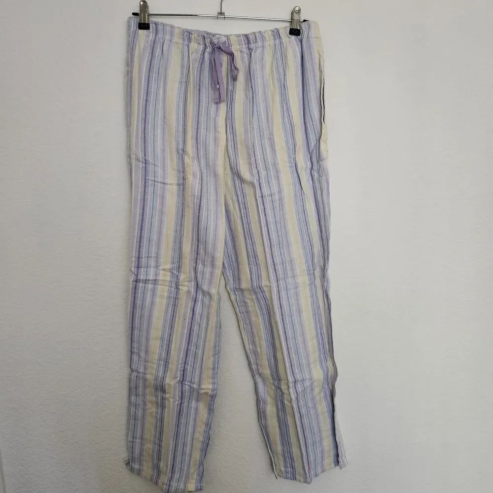 Planet Sleep Flannel Pajama Pants Drawstring Elastic Waist Pockets Size L. NWOT